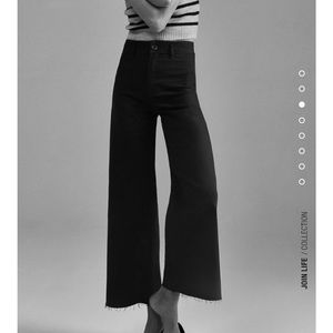 Zara marine straight jeans